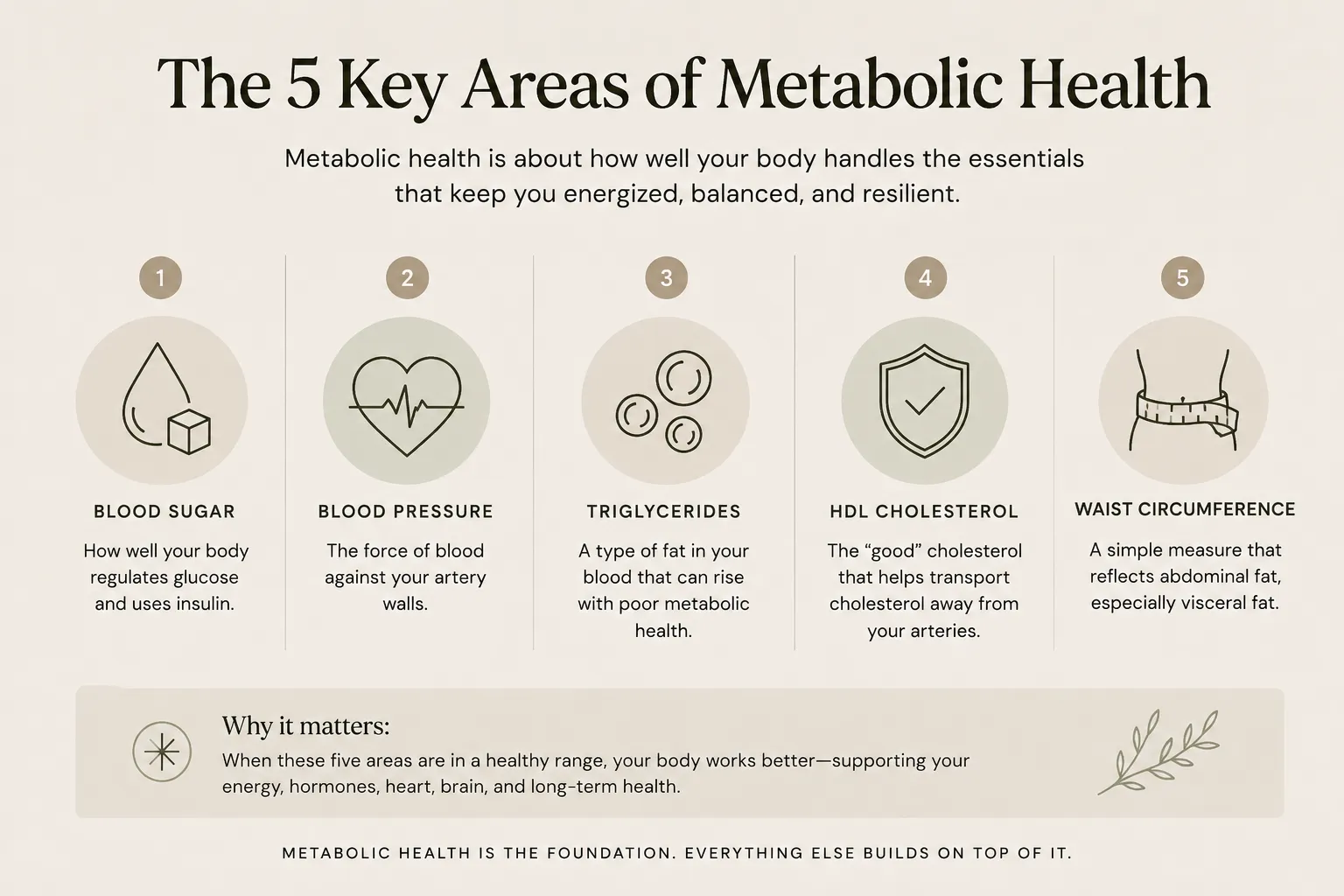 metabolic health information card