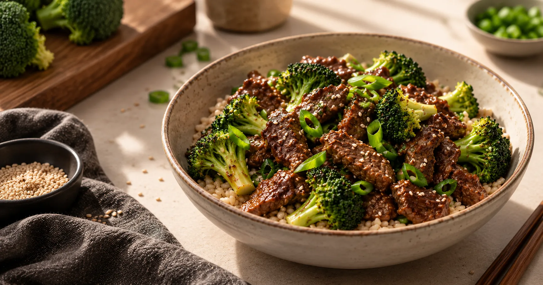 Image of beef brocolii